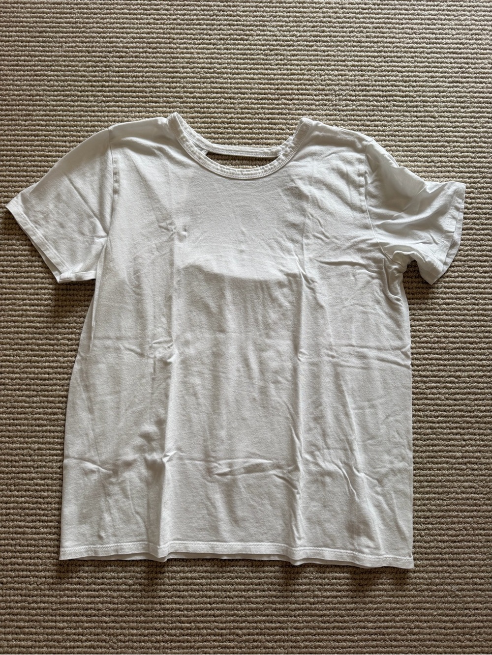 G Sport x Proenza Schouler Lifestyle  White Crewneck Tee with Open Back